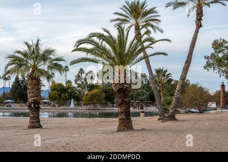 Une vue à couper le souffle à Lake Havasu, en Arizona Banque D'Images