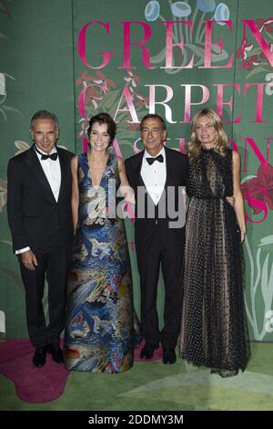 (De gauche à droite) CNMI Presidente Carlo Capasa, Stefania Rocca, Maire de Milan Giuseppe 'Beppe' Sala et Chiara Bazoli assistent aux Green Carpet Fashion Awards lors de la semaine de mode Printemps/été 2020 de Milan le 22 septembre 2019 à Milan, Italie. Photo de Marco Piovanotto/ABACAPRESS.COM Banque D'Images