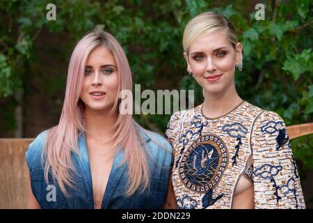 Valentina Ferragni et Chiara Ferragni assistent au salon des femmes Christian Dior Printemps/été 2020 dans le cadre de la semaine de la mode de Paris à Paris, France, le 24 septembre 2019. Photo d'Aurore Marechal/ABACAPRESS.COM Banque D'Images