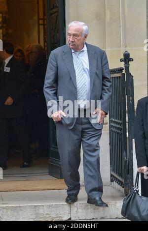 Marcel Campion assiste à la cérémonie funéraire de Charles Gerard à Paris, France, le 26 septembre 2019. Photo de Julien Reynaud/APS-Medias/ABACAPRESS.COM Banque D'Images
