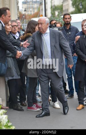 Marcel Campion assiste à la cérémonie funéraire de Charles Gerard à Paris, France, le 26 septembre 2019. Photo de Julien Reynaud/APS-Medias/ABACAPRESS.COM Banque D'Images