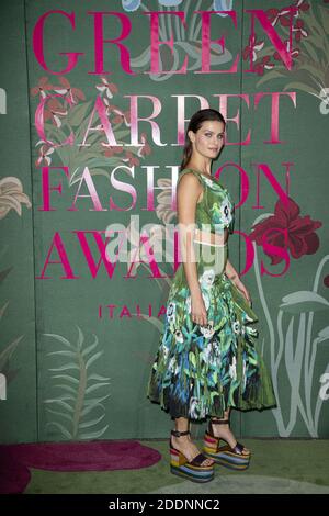 Isabeli Fontana assiste aux Green Carpet Fashion Awards lors de la semaine de mode Printemps/été 2020 de Milan le 22 septembre 2019 à Milan, Italie. Photo de Marco Piovanotto/ABACAPRESS.COM Banque D'Images