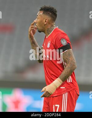 Munich, Allemagne. 25 novembre 2020. Jerome Boateng (FC Bayern Munich) Soccer UEFA Champions League: FC Bayern Munich - FC Salzburg, 11/25/2020 - football Soccer UEFA Champions League: FC Bavaria Munich vs FC Salzburg, 25 novembre 2020-- | usage dans le monde crédit: dpa/Alay Live News Banque D'Images