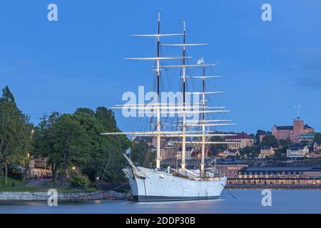 Géographie / voyage, Suède, Stockholm Laen, Stockholm, navire à trois navires AF Chapman sur Skeppsholmen i, droits additionnels-autorisation-Info-non-disponible Banque D'Images