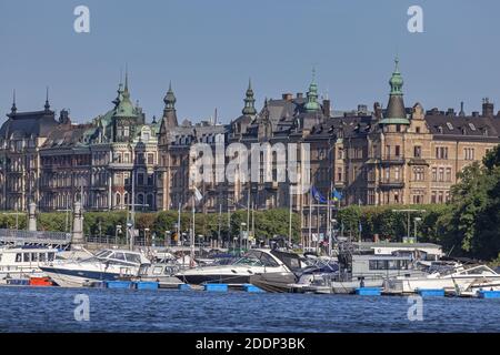 Géographie / Voyage, Suède, Stockholm, Strandvaegen à la baie de Nybroviken, Oestermalm, Stockholm, Stoc, Additional-Rights-Clearance-Info-not-available Banque D'Images