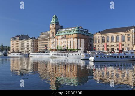 Géographie / Voyage, Suède, Stockholm, Radisson Blu Beach Hotel on the Nybroviken, Stockholm, Oesterma, Additional-Rights-Clearance-Info-not-available Banque D'Images