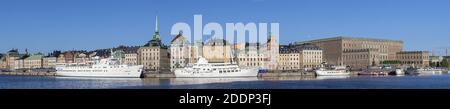 Géographie / Voyage, Suède, Stockholm, vue sur la vieille ville Gamla Stan avec Kungliga Slottet, Stadsholmen, droits-supplémentaires-autorisation-Info-non-disponible Banque D'Images