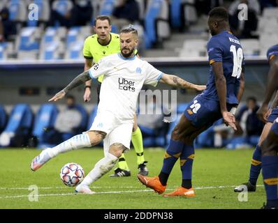 Marseille, France. 25 novembre 2020. Dario Benedetto de Marseille lors de la Ligue des champions de l'UEFA, match de football du Groupe C entre l'Olympique de Marseille et le FC Porto le 25 novembre 2020 au stade Orange Velodrome de Marseille, France - photo Jean Catuffe / DPPI / LM crédit: Paola Benini / Alay Live News Banque D'Images