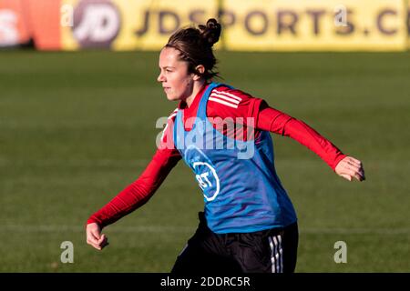 Cardiff, pays de Galles, Royaume-Uni. 26 novembre 2020. Wales Women's Training session au Vale Resort le 26 novembre 2020. Crédit : Lewis Mitchell/YCPD Banque D'Images