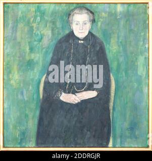 Klimt - Portrait de Barbara Floge. Mère d'Emilie Floge 1915. Banque D'Images
