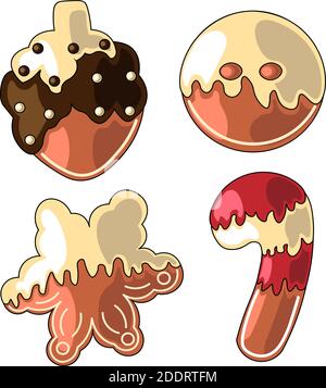 Il peut être utilisé pour les icônes, le web, les cartes postales, la décoration, la mise en paquet, les imprimés pour les choses, les couvertures pour les carnets, la décoration de boîtes pour les jouets, l'autocollant, le sac à dos, i Illustration de Vecteur