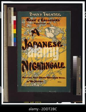 Klaw & Erlanger's production d'un rossignol japonais adapté d'Onoto Watanna's roman de Wm. Les jeunes. Banque D'Images