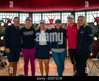 Meilleurs golfeurs professionnels à Ladies Scottish Open, Fringe by the Sea, North Berwick, East Lothian, Écosse, Royaume-Uni Banque D'Images