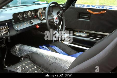 Ford GT40 MKII vainqueur de la course des 24 heures du Mans 1966. Banque D'Images