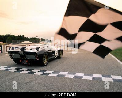 Ford GT40 MKII vainqueur de la course des 24 heures du Mans 1966. Banque D'Images