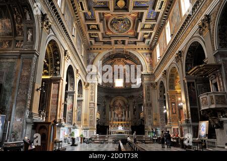 Italie, Rome, église de San Marcello al Corso Banque D'Images