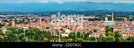 Panorama de Vicenza en Italie Banque D'Images