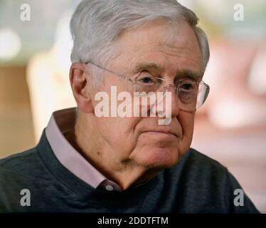 26 novembre 2020, Wichita, Kansas, États-Unis - capture d'écran de l'interview d'Axios sur HBO avec CHARLES KOCH, président et chef de la direction de Koch Industries, la deuxième plus grande société privée aux États-Unis (Credit image: © Axios sur HBO/ZUMA Wire) Banque D'Images