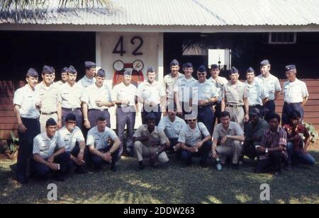 Korat RTAFB - 42d Escadron de guerre électronique tactique - QG - Groupe. Banque D'Images