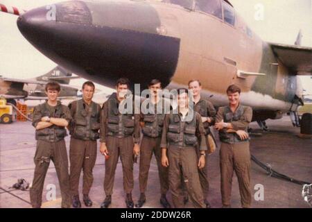 Korat RTAFB - 42d Escadron tactique de guerre électronique - Groupe. Banque D'Images