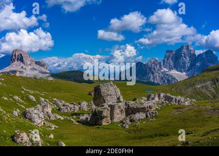 Monte Pelmo, Dolomites de Zoldo Banque D'Images