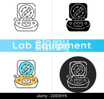 Icône centrifugeuse de laboratoire Illustration de Vecteur