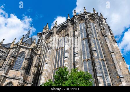 Cathédrale d'Aix, Site du patrimoine mondial de l'UNESCO, Aix-la-Chapelle, Rhénanie du Nord-Westphalie, Allemagne, Europe Banque D'Images