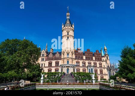 Château de Schwerin, Schwerin, Mecklenburg-Vorpommern, Allemagne, Europe Banque D'Images