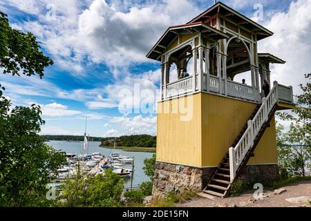 Ville historique de Naantali, Finlande, Europe Banque D'Images