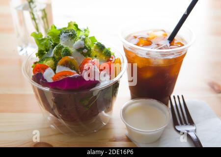 Salade de régime de légumes Banque D'Images