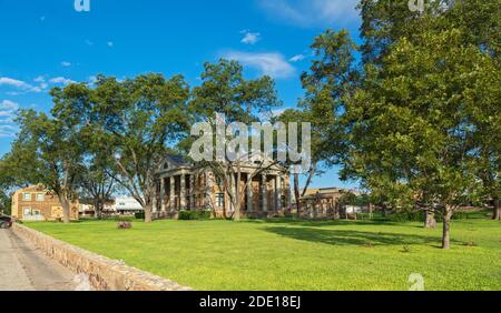 Texas Hill Country, Mason County Couthouse construit en 1909 Banque D'Images