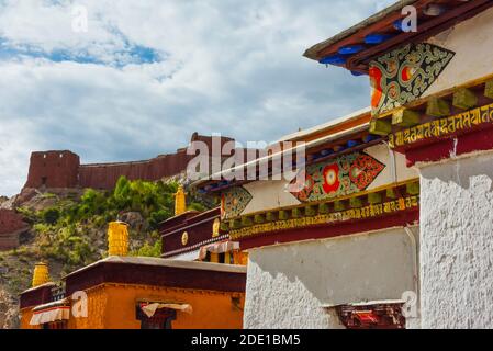 Monastère de Palcho, Gyantse, comté de Gyantse, Tibet, Chine Banque D'Images