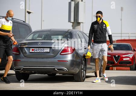 Sakhir, Bahreïn. 28 novembre 2020. Sakhir, Bahreïn. 28 novembre 2020. OCON Esteban (fra), Renault F1 Team RS20, portrait pendant le Grand Prix de Formule 1 Gulf Air Bahrain 2020, du 27 au 29 novembre 2020 sur le circuit international de Bahreïn, à Sakhir, Bahreïn - photo Florent Gooden/DPPI/LM crédit: Gruppo Editoriale LiveMedia/Alay Live News crédit: Gruppo Editoriale LiveMedia/Alay Live News Banque D'Images