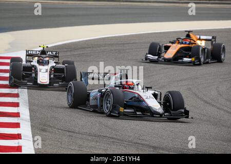 Sakhir, Bahreïn. 28 novembre 2020. 24 Mazepin Nikita (rus), Grand Prix Hitech, Dallara F2 2018, action lors de la 11e manche du Championnat de Formule 2 2020 de la FIA du 27 au 29 novembre 2020 sur le circuit international de Bahreïn, à Sakhir, Bahreïn - photo Florent Gooden / GrupPI / LM crédit: DPpo Editoriale LiveMedia / Alay Live News Banque D'Images