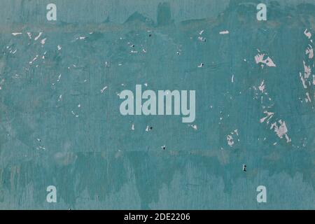 Vieux bois blanc planche texture de fond avec peinture verte peeling, image de stock photo Banque D'Images