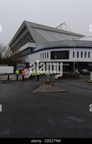 Bristol, Royaume-Uni. 28 novembre 2020. 28 novembre 2020.le stade de football de Bristol City sera mis en place par l'Armée la semaine prochaine si l'approbation de vaccination de masse Covid 19 est donnée le feu vert par les responsables de la santé. Crédit photo : Robert Timoney/Alay Live News Banque D'Images