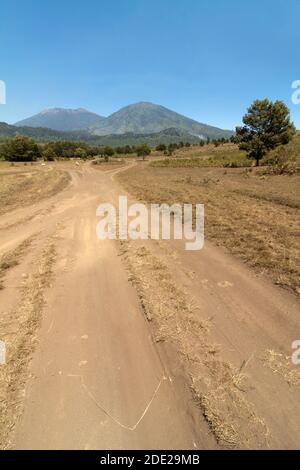 Wurung Crater est une région vallonnée et savane, une destination touristique dans le quartier de Bondowoso. Banque D'Images