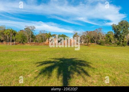 Ruines de la mission jésuite Santa Ana, patrimoine mondial de l'UNESCO, Provincia Misiones, Argentine, Amérique latine Banque D'Images