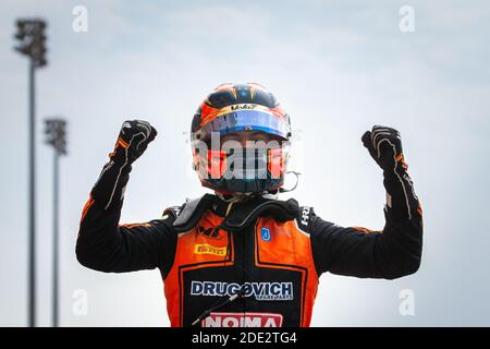 Sakhir, Bahreïn. 28 novembre 2020. Drugovich Felipe (BRA), MP Motorsport, Dallara F2 2018, portrait lors de la 11ème manche du Championnat de Formule 2 2020 de la FIA du 27 au 29 novembre 2020 sur le circuit international de Bahreïn, à Sakhir, Bahreïn - photo Sebastian Rozendaal / Dutch photo Agency / DPPI / LM crédit: Gruppo Editoriale LiveMedia/Alay Live News Banque D'Images