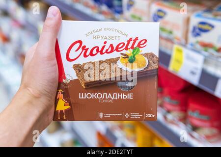 Tyumen, Russie-01 août 2020 : croûtes de la croisette Banque D'Images
