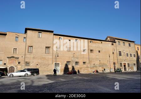 Monastero delle Oblate di Santa Francesca Romana, via del Teatro di Marcello, Rome, Italie Banque D'Images