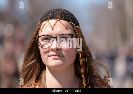 Procession du Vendredi Saint à Little Italy, Toronto, Canada-le 21 janvier 2017 Banque D'Images