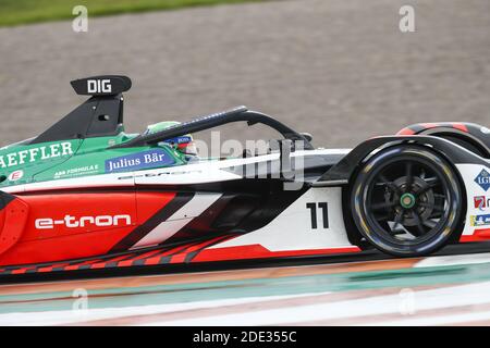 11 Di Grassi Lucas (BRA), Audi Sport ABT Schaeffler, Audi e-ton FE07, action pendant le test pré-saison de Valence pour le Championnat du monde de Formule E de la FIA ABB 2020-21, sur le circuit Ricardo Tormo, du 28 novembre au 1er décembre 2020 à Valence, Espagne - photo Xavi Bonilla / DPPI / LM Banque D'Images