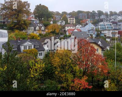 Treppenviertel à Hambourg-Blankenese, Allemagne, Europe Banque D'Images