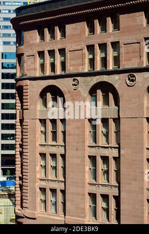 Vue portrait du Brown Palace Hotel and Spa, Denver, Colorado, États-Unis Banque D'Images