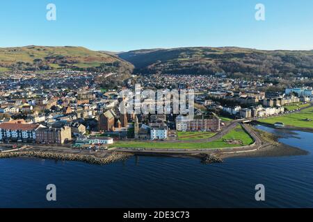 Vue aérienne de Largs, North Ayrshire Banque D'Images