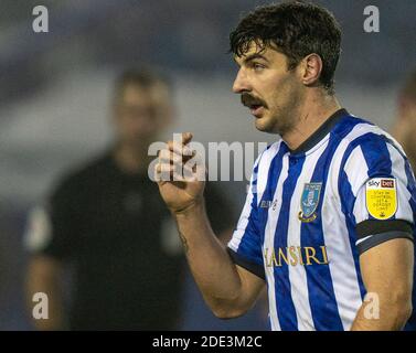 Hillsborough, Sheffield, Yorkshire, Royaume-Uni. 28 novembre 2020. Championnat d'Angleterre de football, Sheffield mercredi contre Stoke City ; Callum Paterson de Sheffield mercredi moustache crédit : action plus Sports/Alamy Live News Banque D'Images