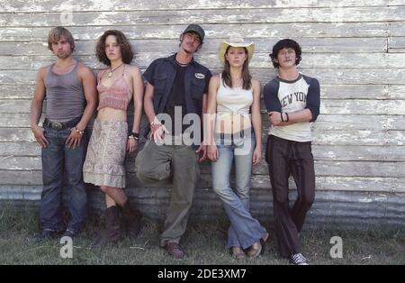Jessica Biel, Jonathan Tucker, Eric Balfour, Erica Leerhsen, Mike Vogel, 'The Texas Chainsaw massacre' (2003) photo Credit: New Line Cinema / The Hollywood Archive / référence du fichier # 34078-0495FSTHA Banque D'Images