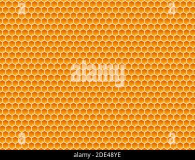 Miel miel monochrome pattern. Stock Vector illustration. Illustration de Vecteur