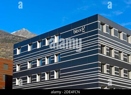 Centre de technologie BioArk Visp II, site du fabricant sous contrat pharmaceutique Lonza Group AG et de la société de biotechnologie Moderna pour la recherche Banque D'Images